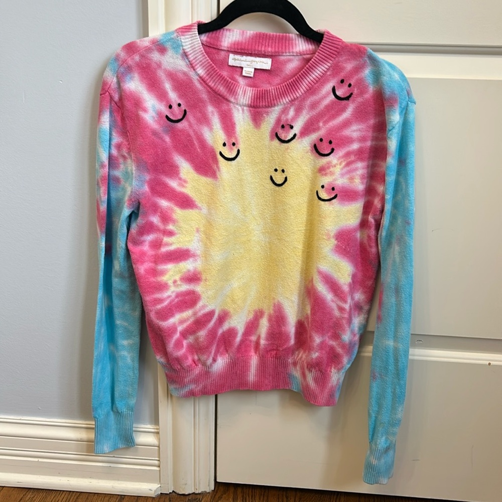 Spiritual gangster cotton smiley sweater